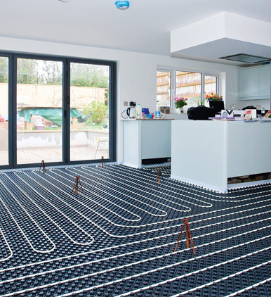 underfloor heating installation